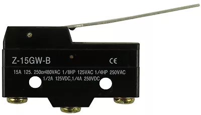 New LS-Z-15GW-B Micro Switch Hinge Lever Type Actuator Limit Switch 15A 250VAC • $9.99