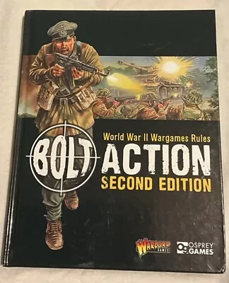 Bolt Action: World War II Wargame Rules Second Edition-Warlord Games (Hardcover) • £12