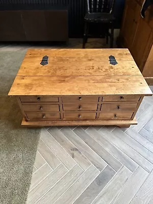 Laura Ashley Garrat  ‘honey Colour’ Coffee Table With Storage Lift Top Up. • £20