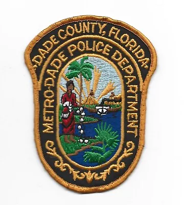 Dade County Florida Metro-Dade Police Department Police Patch • $2