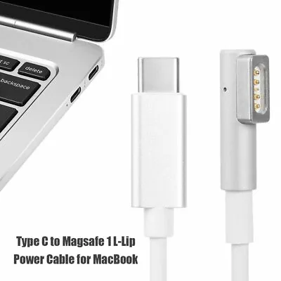 Apple MacBook Pro USB C Type-C To Magsafe1 L-Tip  Power Adapter Mend Cord Cable • £9.99