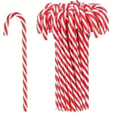 10 Xmas Hanging Decoration Candy Cane For Tree Decoration 14cm • £4.49