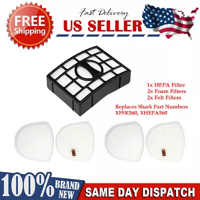 $9.88 • Buy XHF560 Shark Navigator Filter ZU560 ZU560C ZU561 ZU562 Vacuum Cleaner Parts US