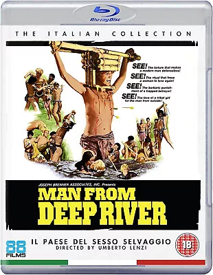 DEEP RIVER SAVAGES (MAN FROM DEEP RIVER) - UK Blu-Ray Disc - Uncut - • £18.49