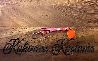 Kokanee Kustoms Pink & Orange Sherbet Squid Trolling Lure • $6.99