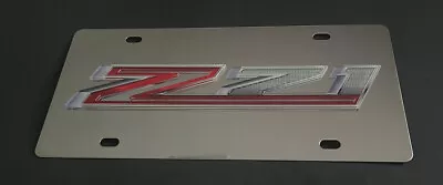 CHEVROLET Z71 CHEVY Eurosport Stainless Steel Mirrored 3D License Plate Frame • $44.44