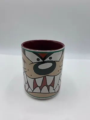 Taz Tasmanian Devil Coffee Mug Cup Large Warner Bros Gibson Looney Tunes 1998 • $12.34
