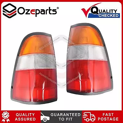 Pair LH+RH Tail Light Rear Lamp Amber For Holden Rodeo TF R7 R9 97~03 No Emark • $55