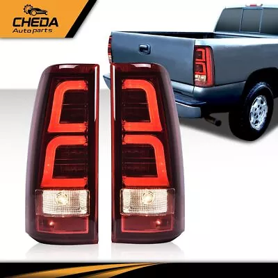 Red LED Tail Lights Fit For 1999-2006 Chevy Silverado 99-02 GMC Sierra 1500 2500 • $79.89