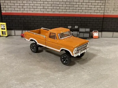 1973 Ford F-100 Lifted 4x4 Truck 1/64 Diecast Custom Off Road 4WD Raised Up F100 • $29.95