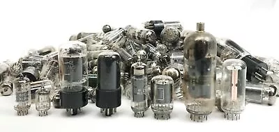 1 Kg Of Vintage Vacuum Tubes Various Sizes / Styles Arts & Crafts Steam Punk DIY • $7.99