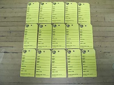 15 Vintage NOS Rupp Mini Bike Snowmobile Dealer Tags Advertising • $13.99