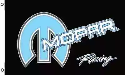 Mopar Racing Black Flag 3x5 FT Banner Flag Car Show Racing Garage Workshop • $13.55