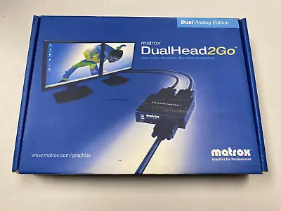 NEW Matrox D2G-A2A-IF DualHead2Go External Graphics Expansion Module • $30