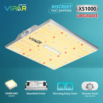 VIPARSPECTRA XS 1000 1500 2000 4000 LED Grow Lights Full Spectrum Indoor Veg IR • $84.68