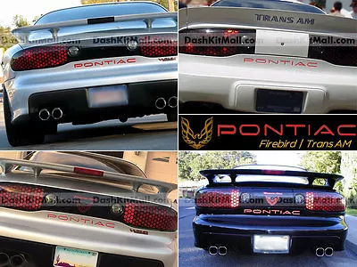 Dkm | Red Rear Bumper Letters For Pontiac Trans Am 1993-2002 Not Decals • $14.36