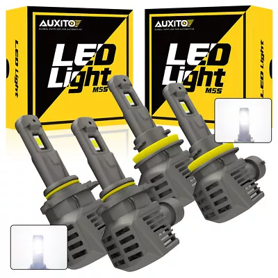 AUXITO 9005+H11 LED Headlight Combo Kit Light Bulbs High Low Beam 1200lm 6500K • $62.99