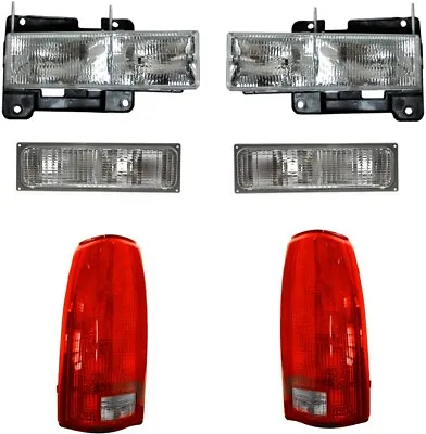 Headlights For Chevy GMC Truck Pickup 1990-1993 With Tail Lights Turn Signals • $169.95