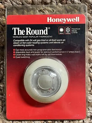 Vintage New Honeywell Manual Thermostat Heating Heat CT87B The Round • $79.95