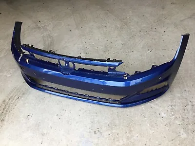 VW Polo Mk6 Front Bumper PDC Holes 2GS807221 Needs Repairs & Painting 2017/2021 • £115