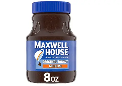 Maxwell House The Original Roast Instant Coffee 8 Oz Jar • $9.80