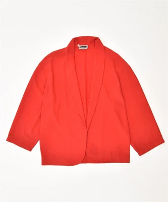 £18.97 • Buy LUISA SPAGNOLI Womens Blazer Jacket UK 14 Medium Red PT63
