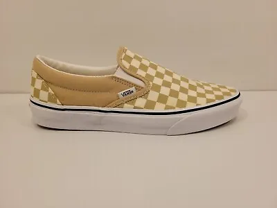 WORN ONCE! VANS CLASSIC Slip-On Sneakers - Shoe Size US Mens 10.5 US Womens 12 • $34.99