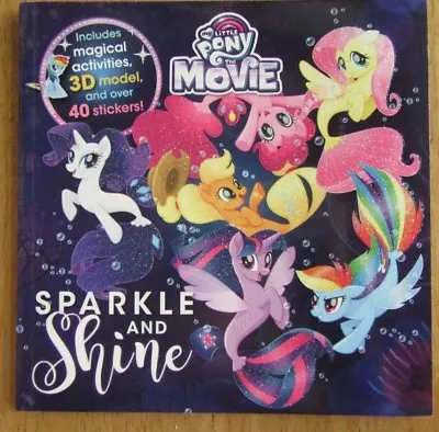 My Little Pony The Movie: Sparkle And Shine NEW Activity Book Stickers 3D Model • $3.99