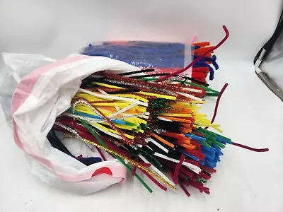 Massive Lot 12  Pipe Cleaners Plush Colorful Stems Craft Supplies Mix 3 Pounds!! • $21.62