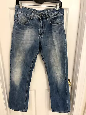 Men's Flypaper Boot Cut Denim Blue Jeans Pants 30x32 • $10