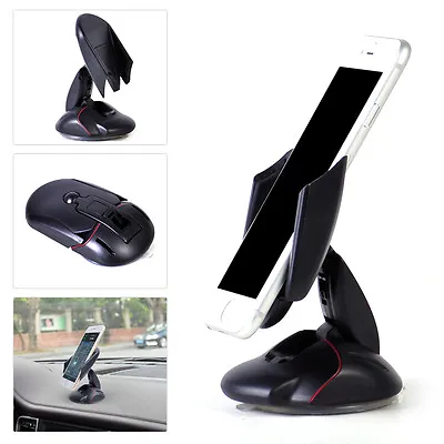 £7.70 • Buy Mouse 360° Rotating Adjustable Mobile Phone GPS Mount Holder Stand Dashboard