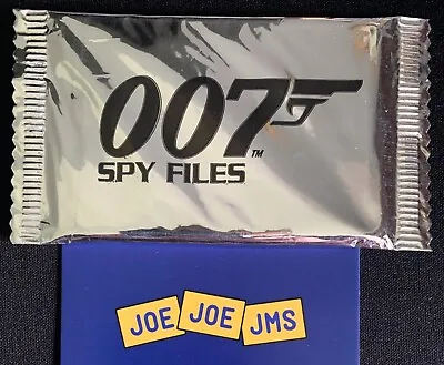 2002 James Bond 007 Spy Files Sealed Booster Pack Packet New Rare • £3.99