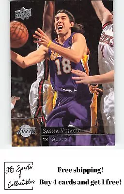 2009-10 Upper Deck Sasha Vujacic #85 Los Angeles Lakers • $1.49
