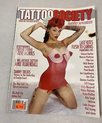 TATTOO SOCIETY Magazine #17 July 2009 NY Convention TORI LANE Steve Morris • $7