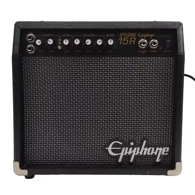 Epiphone Electric Guitar Amplifier Studio 15R 32W High & Low Channels Tested  • $78.99