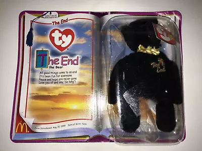 2000 McDonald's Ty Teenie Beanie Babies The End Bear • $4.95