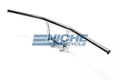 7/8  Steel T-Bar Chopper Rise Window Motorcyle Handlebar Chrome • $92.25