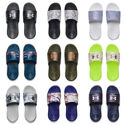 Under Armour 3024434 Men's UA Ansa Graphic Fixed Strap Slides Athletic Flip Flop • $23.49