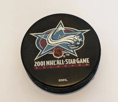 Vintage 2001 NHL All-Star Game Colorado Avalanche Official Hockey Puck  • $15