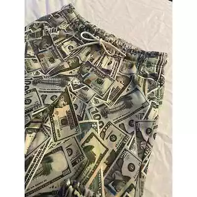 2021 Usher Ushbucks Limited Edition All Over Money Joggers Size Medium • $125