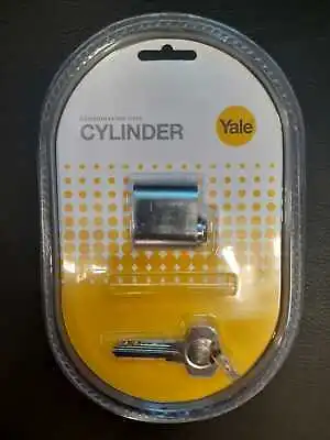 Scandinavian Oval Lock Cylinder Assa Abloy Yale VYA35 3 Keys 5 Pin • £36