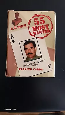 US Issue 55 Most Wanted Desert Storm Playing Cards • $9