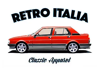 ALFA ROMEO GIULIETTA T-shirt. RETRO ITALIA. CLASSIC CAR. ITALIAN. • £15