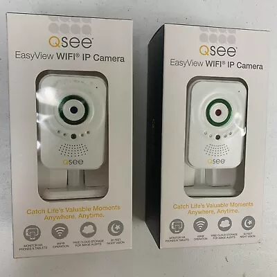 LOT Of 2 NEW Q-See WiFi IP Camera Easy View Night Vision QN6401X Surveillance • $40