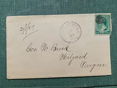 1889 Cooperstown Pa Venango Pop 390! Hilgard Oregon Union Dpo Civil War Vet Buck • $7.99