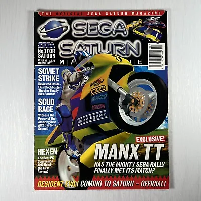 £11.60 • Buy Official Sega Saturn Magazine VTG- Issue 17 March 1997 - MANX TT - RESIDENT EVIL