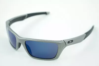 Oakley Jury Distressed Silver/ice Iridium Sunglasses Oo4045-03 61-17 • $162