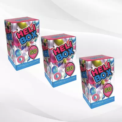 £108.98 • Buy Heli Box 50 Disposable Helium Canister Inflates (3 Canisters)