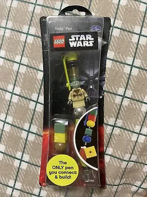 LEGO Star Wars Yoda Connect And Build Ballpoint Pen. New In Package. 2006 • $5