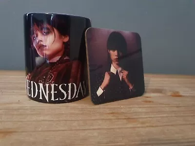 Wednesday Addams Thing Fan Art Mug Netflix Tv Horror Family Show • £9.99